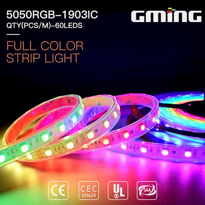 La publicité de la lumière de bande de l'enseigne 463nm 12W 60leds/m SMD 5050 LED