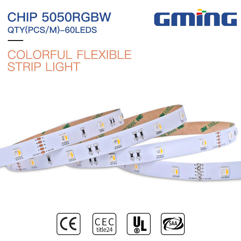 Lumières de ruban de la lumière de bande de C.C 24V SMD 5050 LED